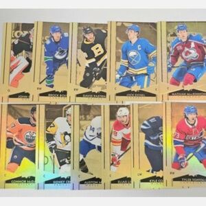 2022/23 NHL TIM HORTONS  gold etchings complete set